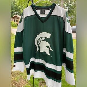 Michigan State University hockey jersey size L